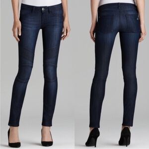 🚨5 for $20 DL 1961 Hazel Skinny Dark Wash Moto Jeans Size 25